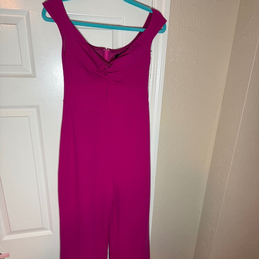 Magenta jumpsuit